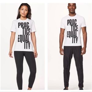Lululemon Practice Equality Unisex Tshirt